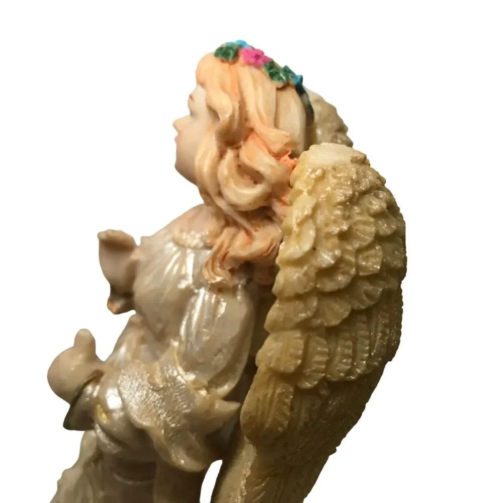 Premier collection angel statue vintage home‎ decor felt bottom Polyresin 8